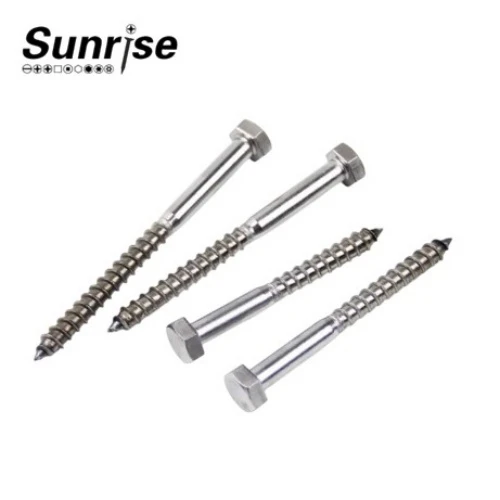 DIN571 Hex Head Wood Screw Berkualiti Tinggi