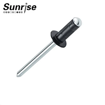Rivet Drum Berganda Aluminium Hitam