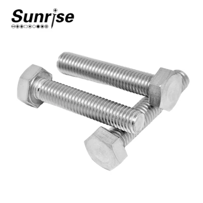DIN 933 Keluli Tahan Karat Heksagon Kepala Hex Bolt