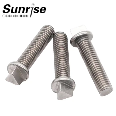 DIN22424 Kepala Segi Tiga Anti Kecurian Bolt Keselamatan