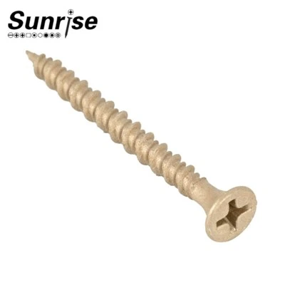 Plum Blossom Double Countersunk Kepala Tinggi Dan Rendah Benang Kayu Skru Papan Dinding Paku