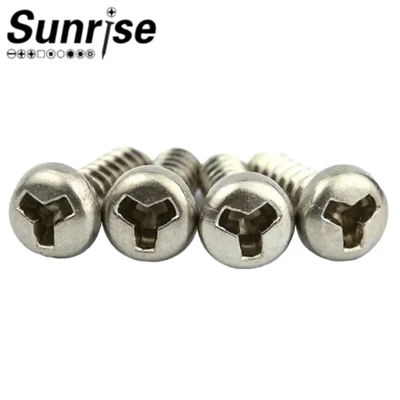 Keluli Tahan Karat Flat Countersunk Pan Kepala Y Jenis Keselamatan Skru Menoreh Sendiri